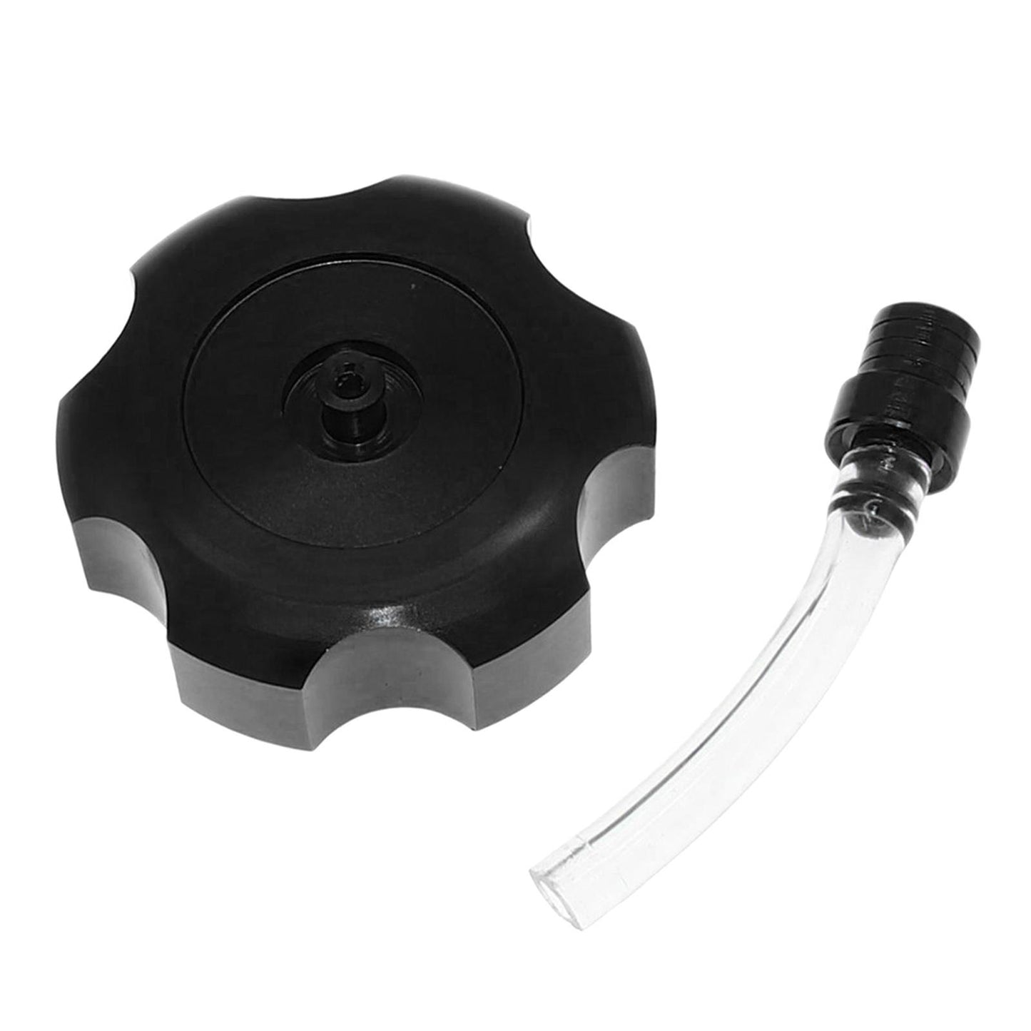 Mini CNC Hexagonal Gas Fuel Tank Cap Fashionable for ATV Dirt Bike black