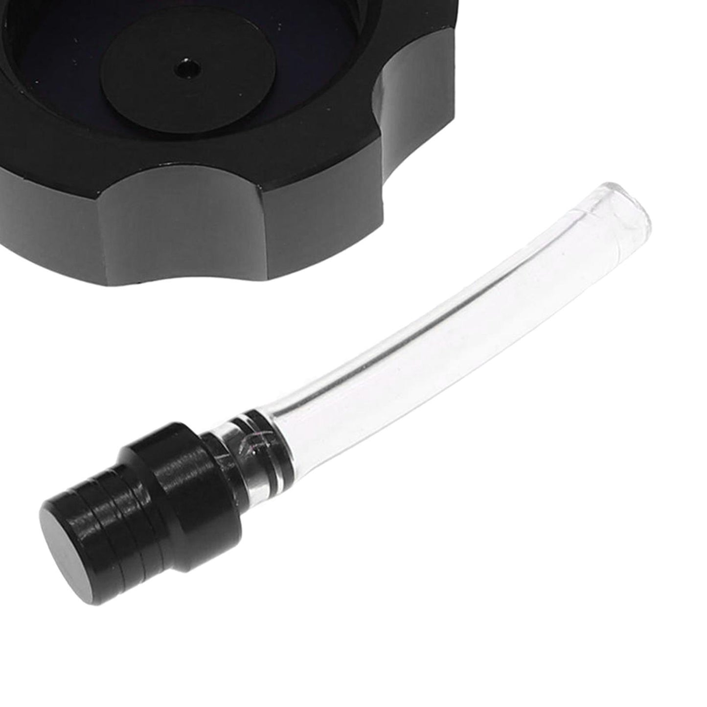 Mini CNC Hexagonal Gas Fuel Tank Cap Fashionable for ATV Dirt Bike black