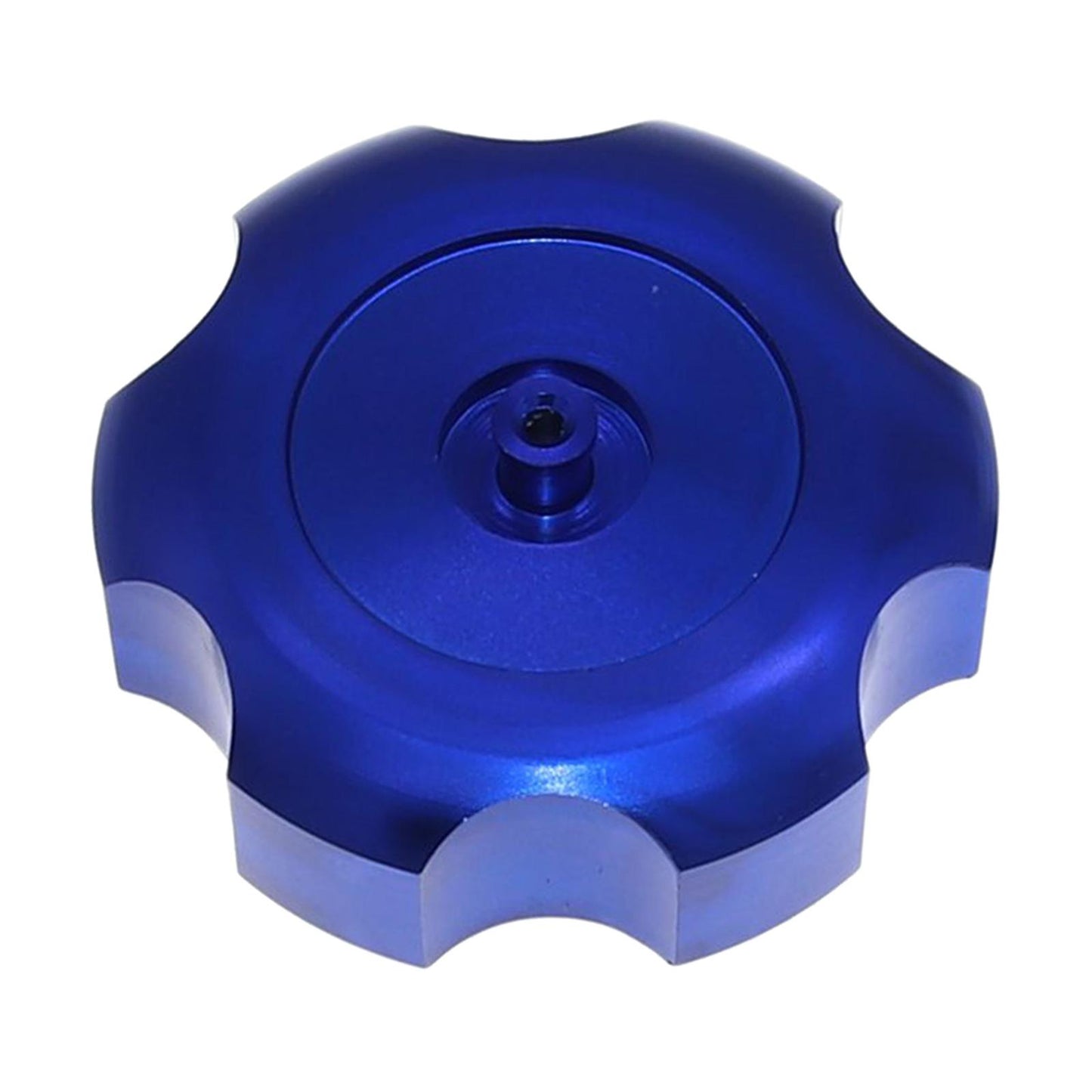 Mini CNC Hexagonal Gas Fuel Tank Cap Fashionable for ATV Dirt Bike blue
