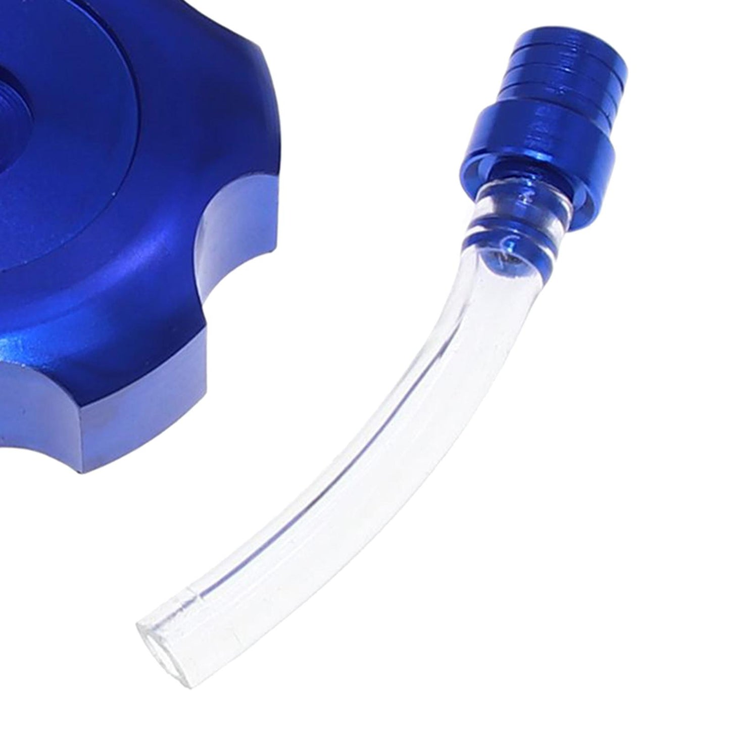 Mini CNC Hexagonal Gas Fuel Tank Cap Fashionable for ATV Dirt Bike blue