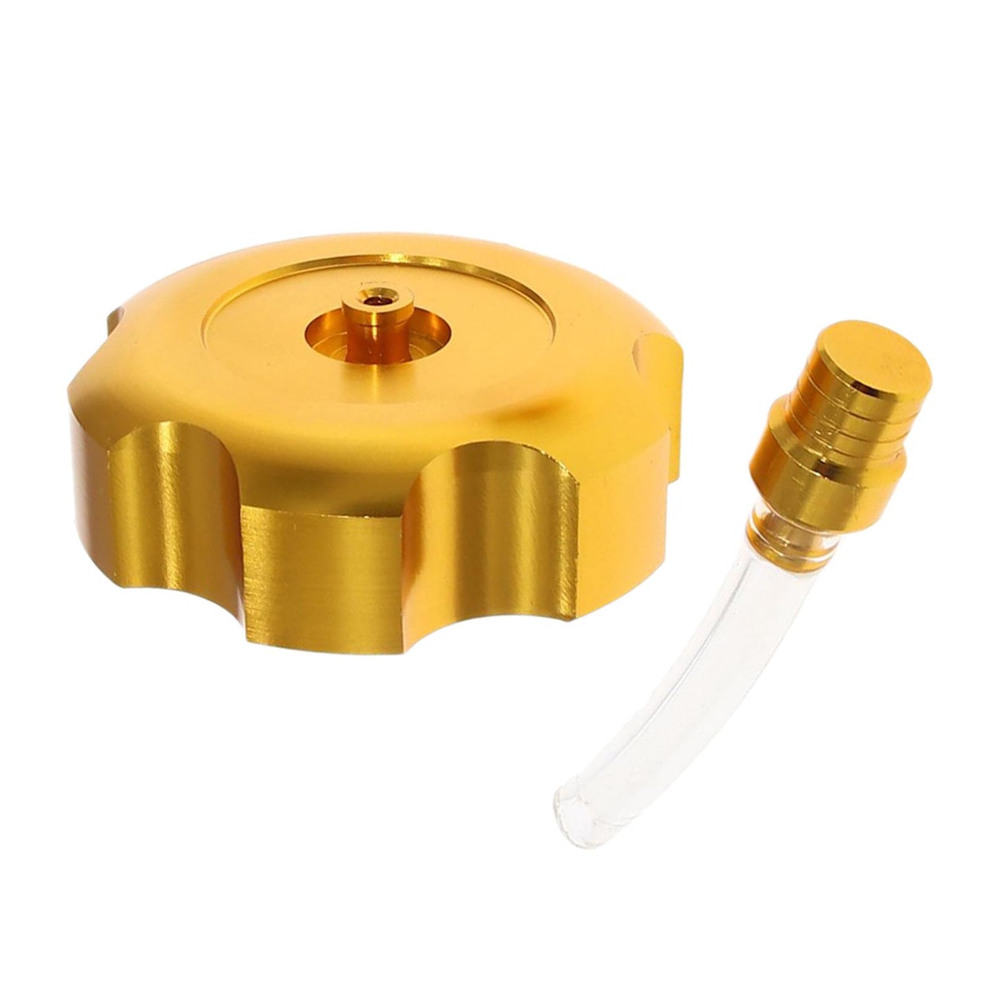 Mini CNC Hexagonal Gas Fuel Tank Cap Fashionable for ATV Dirt Bike gold
