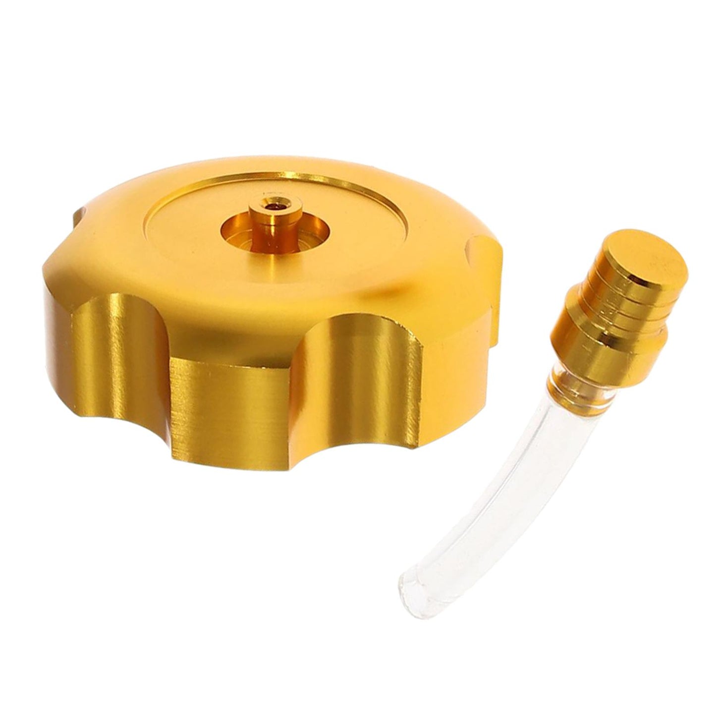 Mini CNC Hexagonal Gas Fuel Tank Cap Fashionable for ATV Dirt Bike gold