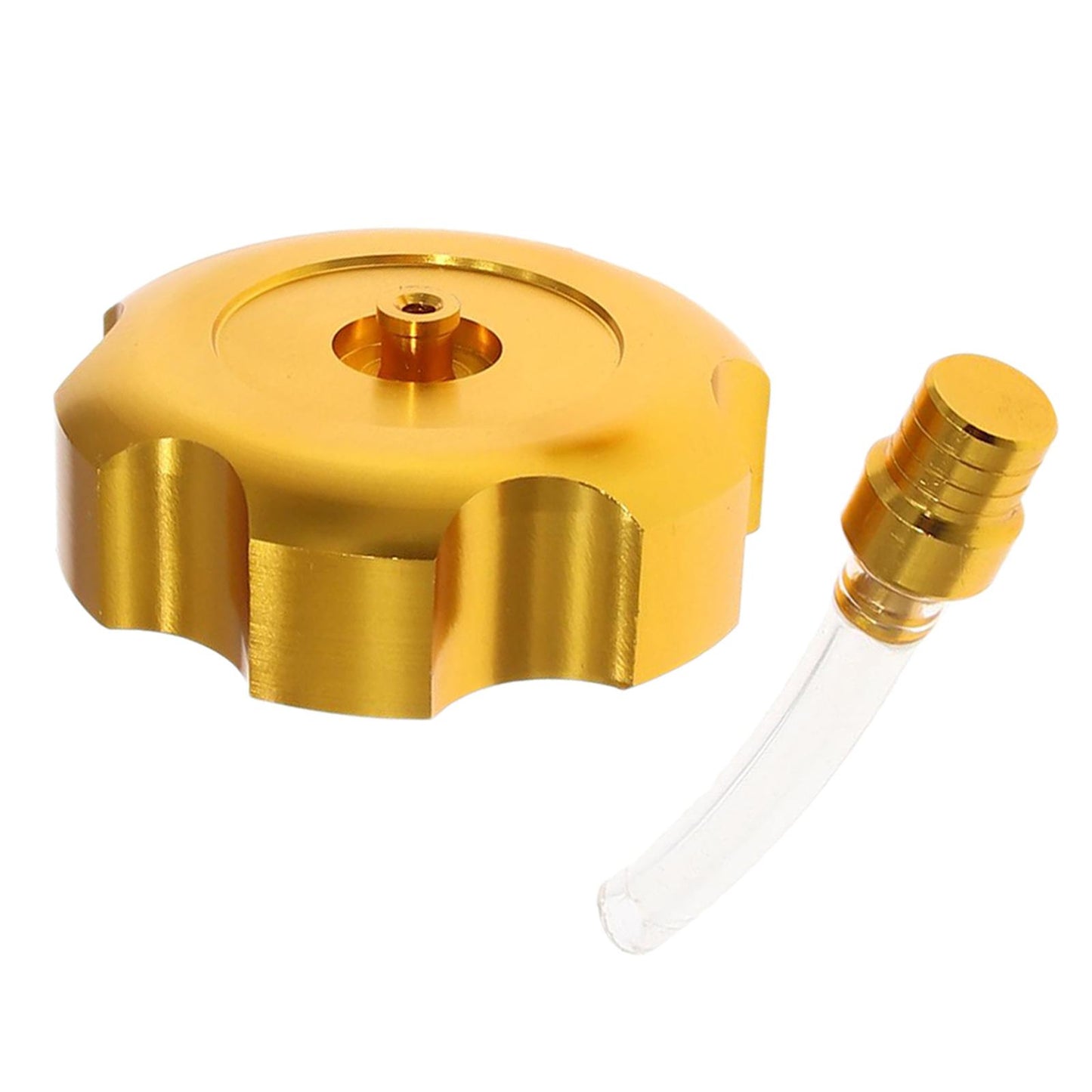 Mini CNC Hexagonal Gas Fuel Tank Cap Fashionable for ATV Dirt Bike gold