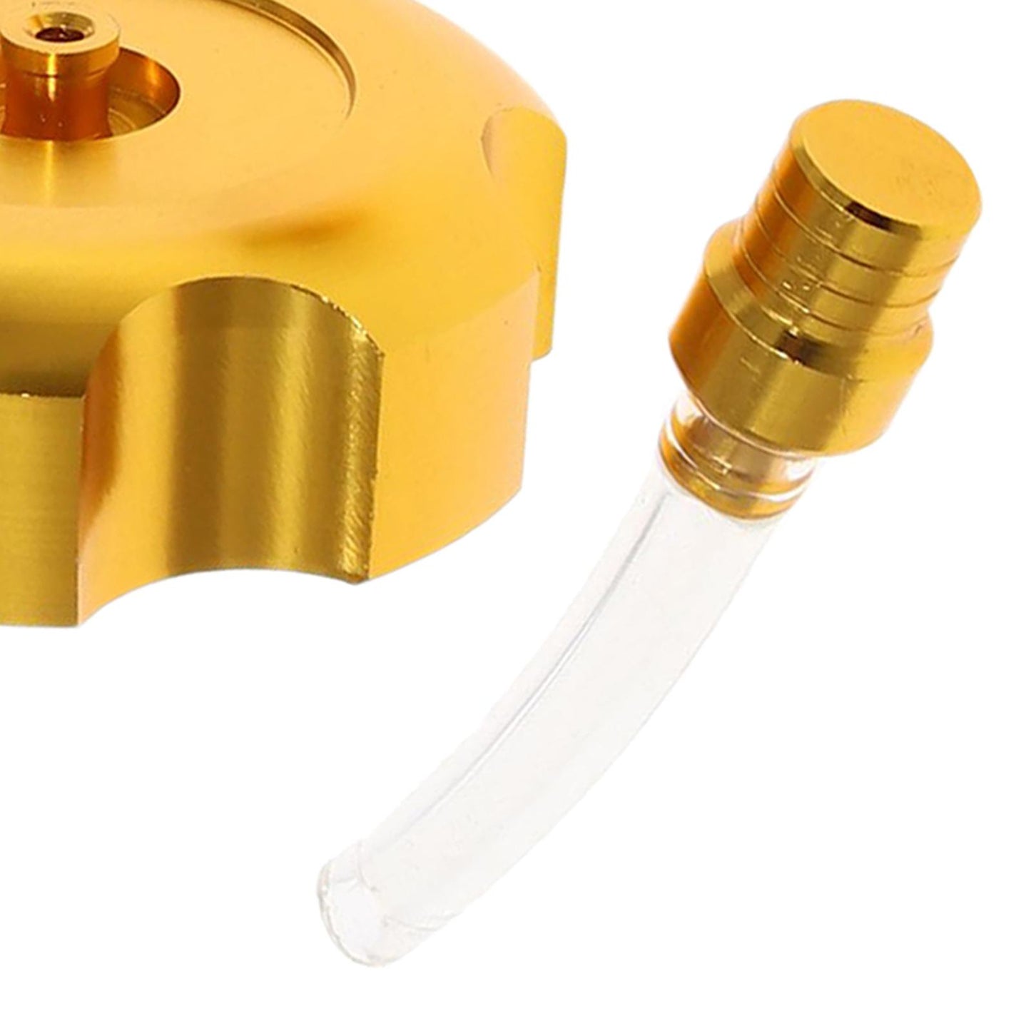 Mini CNC Hexagonal Gas Fuel Tank Cap Fashionable for ATV Dirt Bike gold