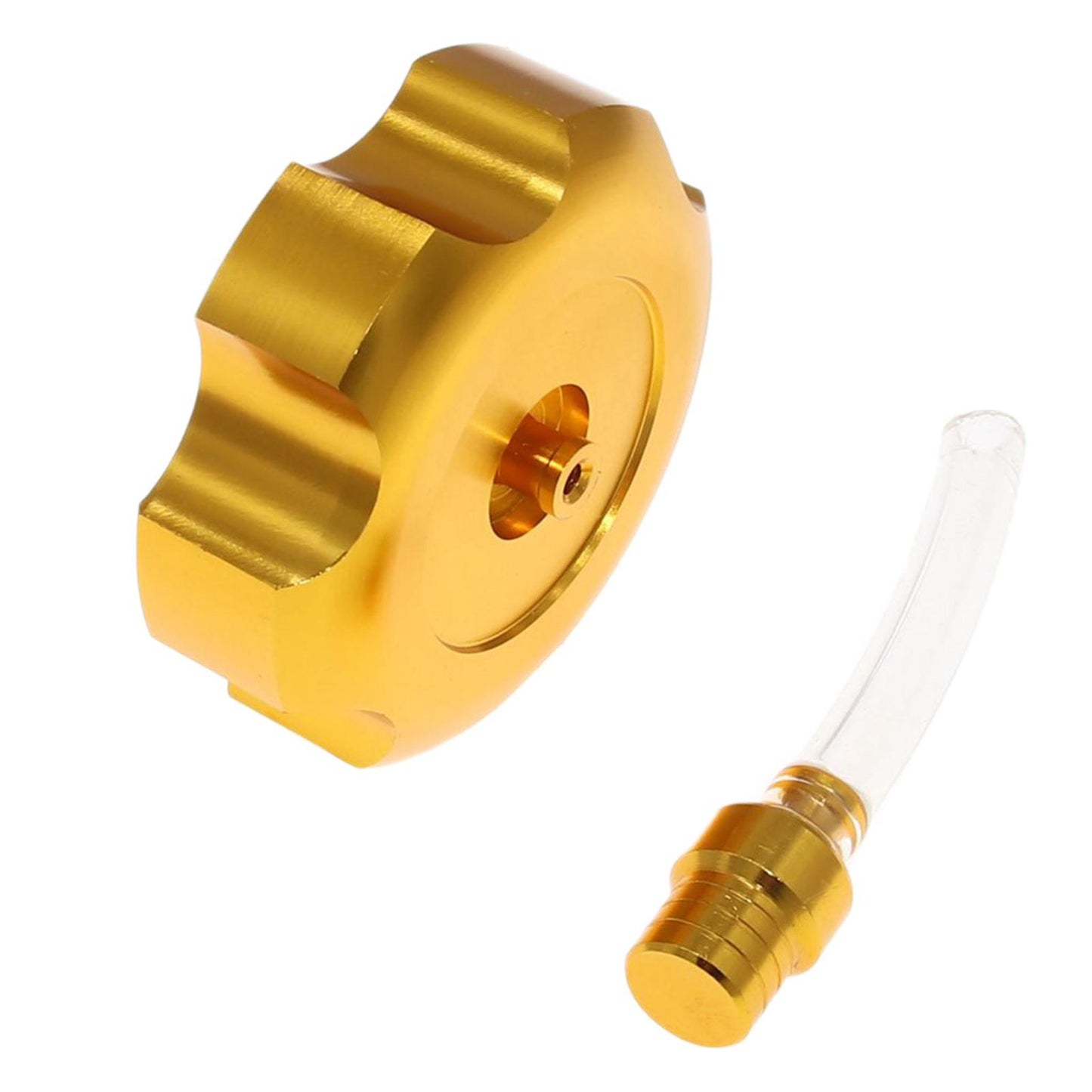 Mini CNC Hexagonal Gas Fuel Tank Cap Fashionable for ATV Dirt Bike gold