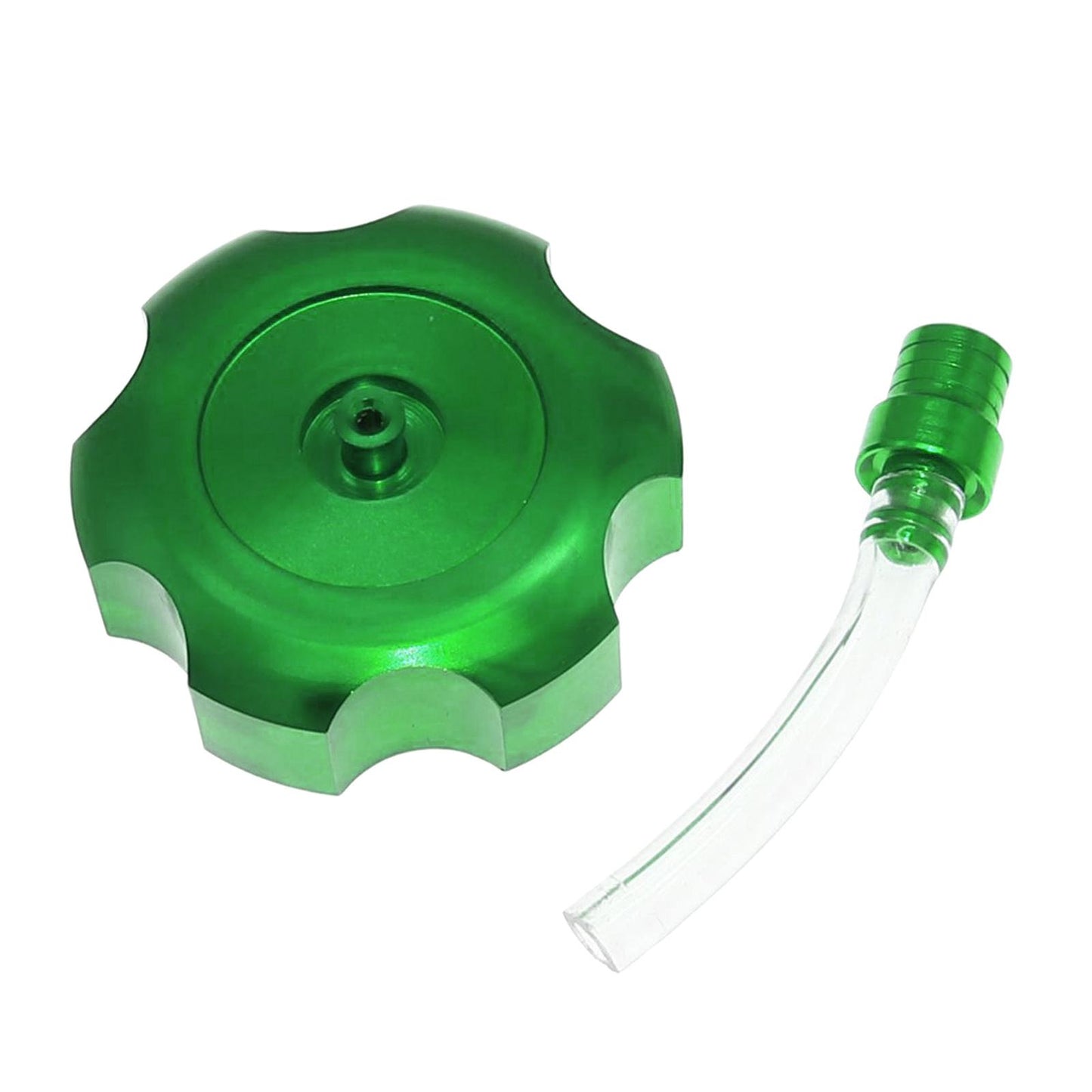 Mini CNC Hexagonal Gas Fuel Tank Cap Fashionable for ATV Dirt Bike green