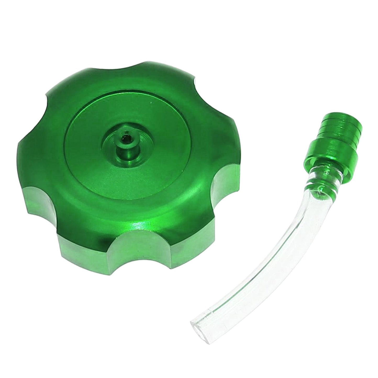 Mini CNC Hexagonal Gas Fuel Tank Cap Fashionable for ATV Dirt Bike green