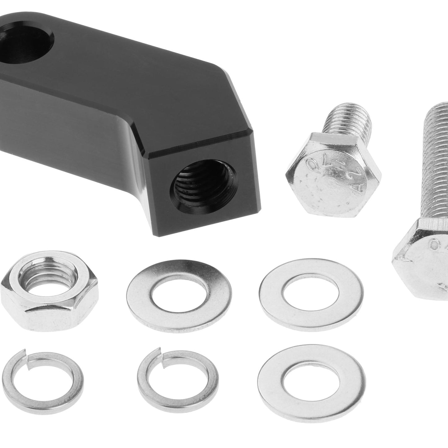 Motor Headlight Mounting Block Bracket For Headlights With A 3/4 I.D Black"