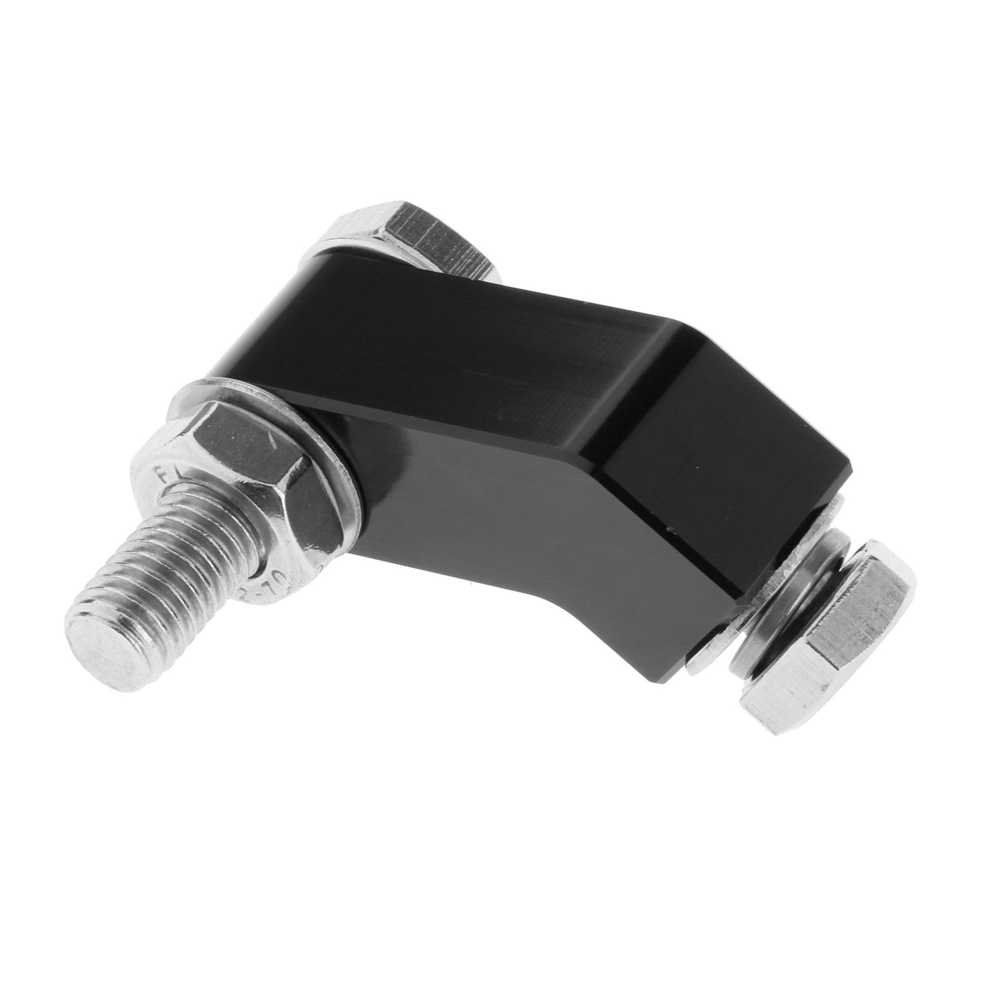 Motor Headlight Mounting Block Bracket For Headlights With A 3/4 I.D Black"