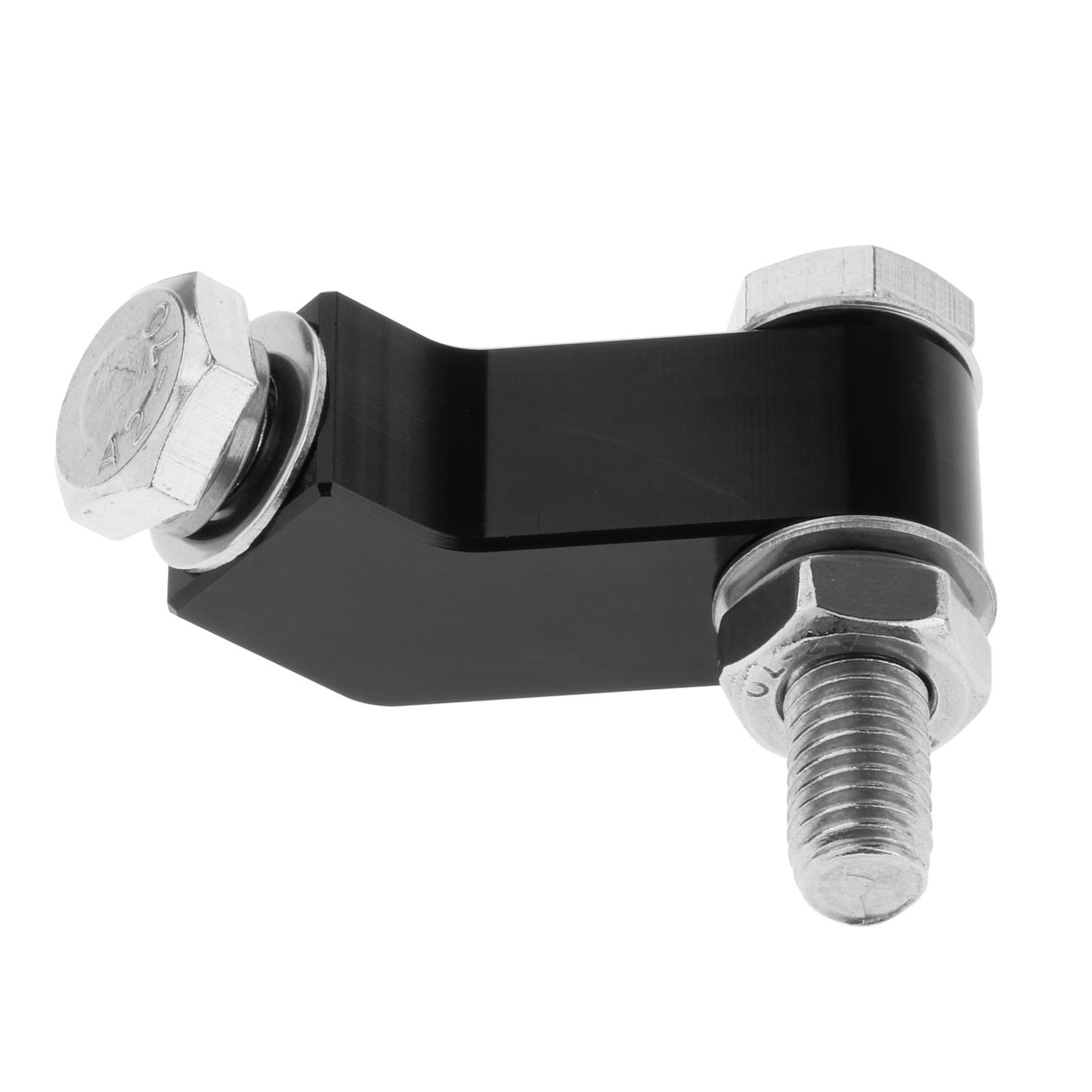 Motor Headlight Mounting Block Bracket For Headlights With A 3/4 I.D Black"