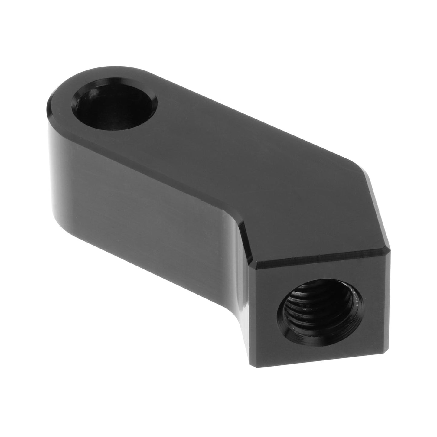 Motor Headlight Mounting Block Bracket For Headlights With A 3/4 I.D Black"