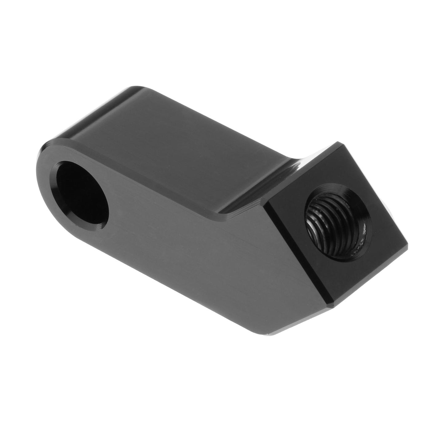 Motor Headlight Mounting Block Bracket For Headlights With A 3/4 I.D Black"
