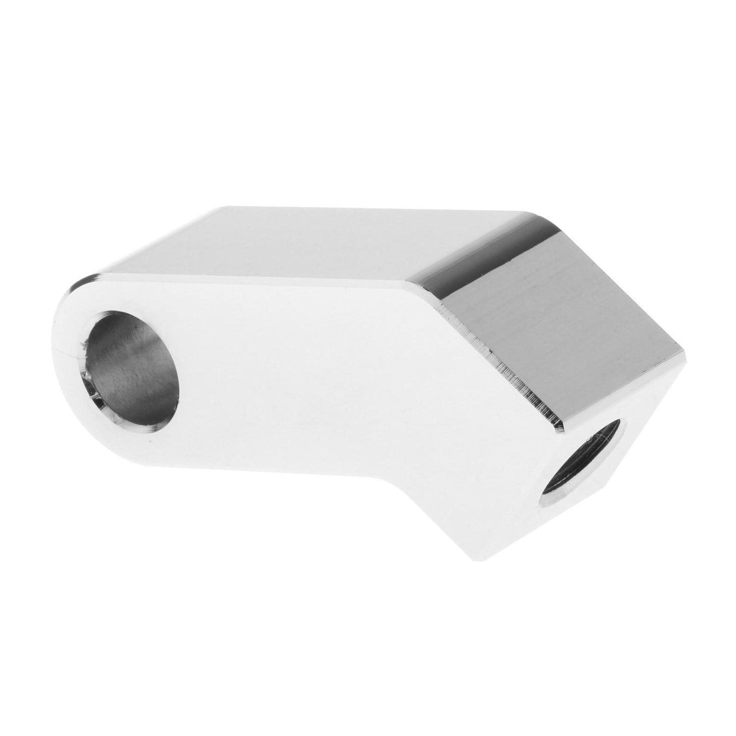 Motor Headlight Mounting Block Bracket For Headlights With A 3/4 I.D Chrome"