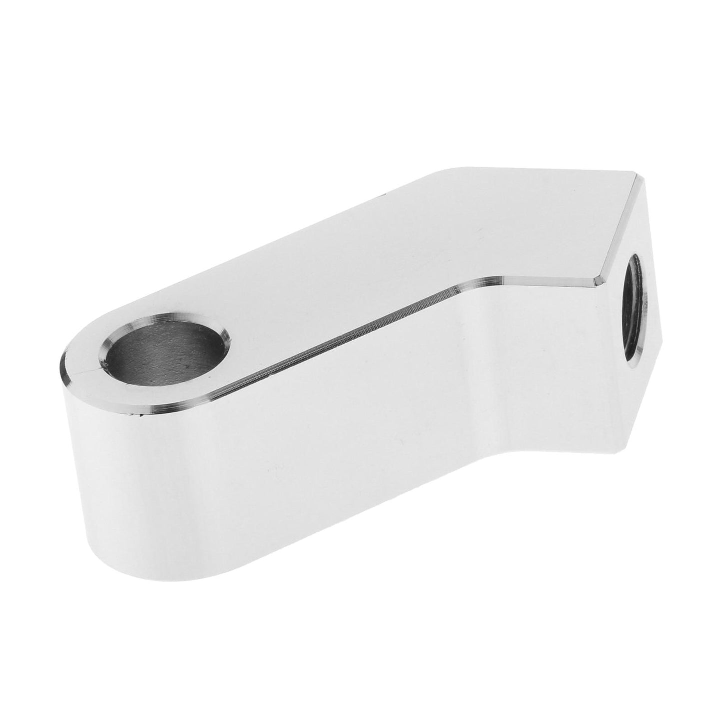 Motor Headlight Mounting Block Bracket For Headlights With A 3/4 I.D Chrome"