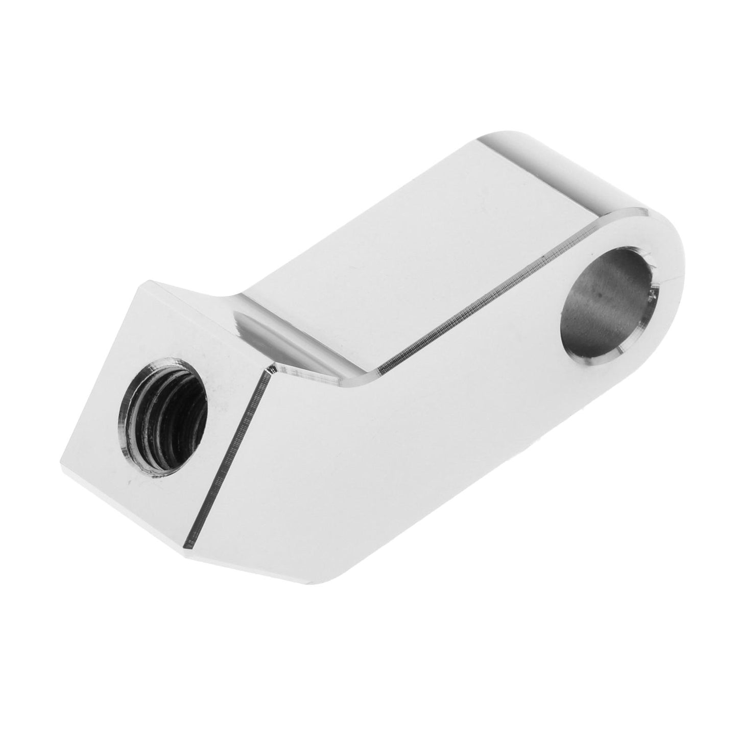 Motor Headlight Mounting Block Bracket For Headlights With A 3/4 I.D Chrome"