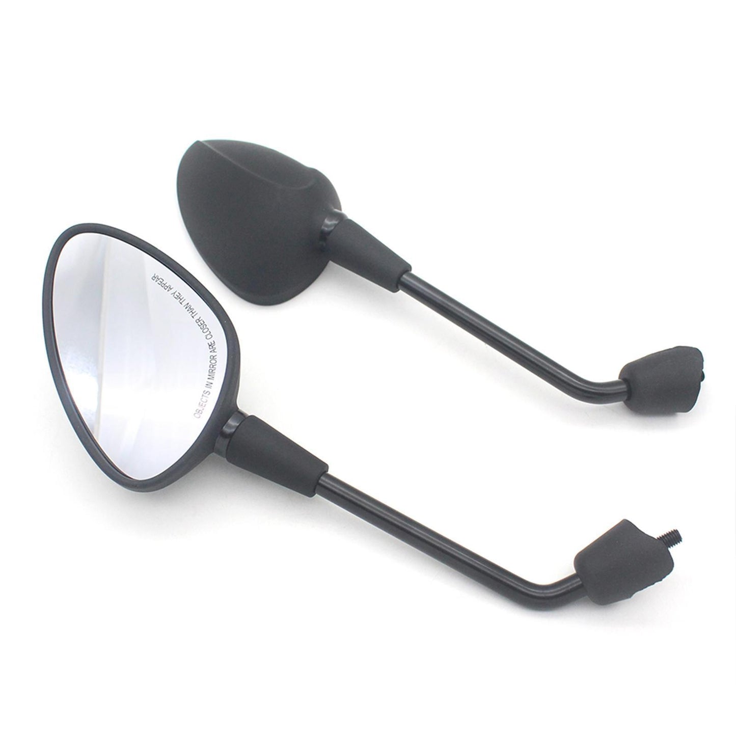 2x Rearview Mirrors for Vespa GT GTS GTV 50 125 200 Spare Parts Black