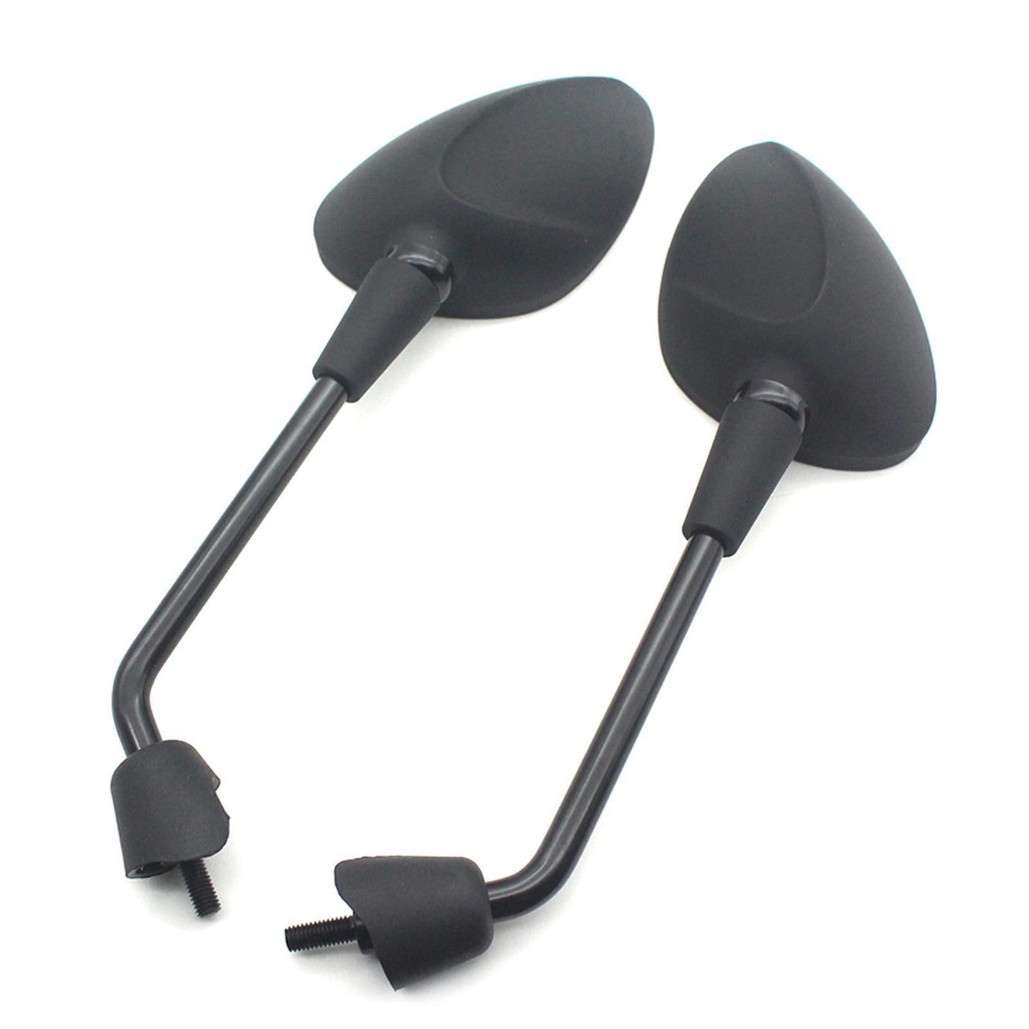 2x Rearview Mirrors for Vespa GT GTS GTV 50 125 200 Spare Parts Black