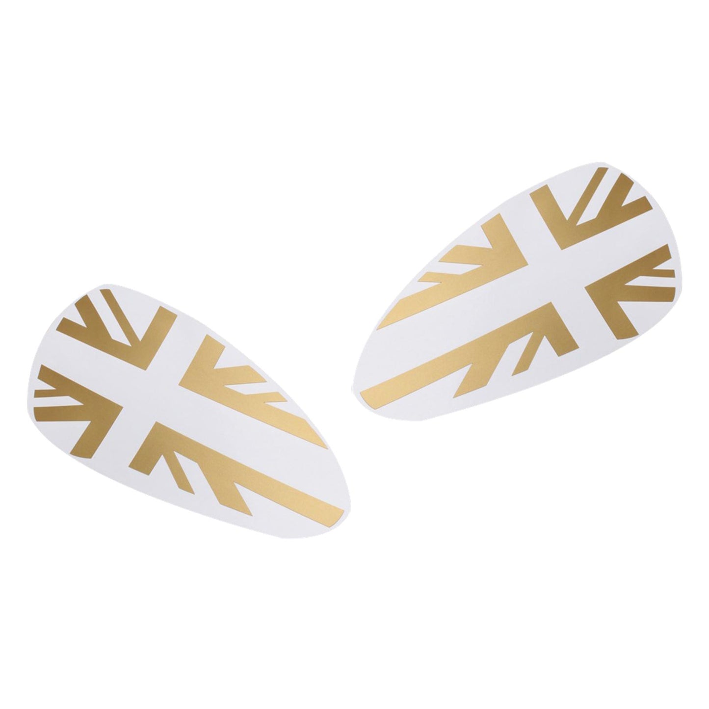 1 Pair Fuel Tank Sticker for Triumph Bobber T100 T120 Frosted Matte Golden