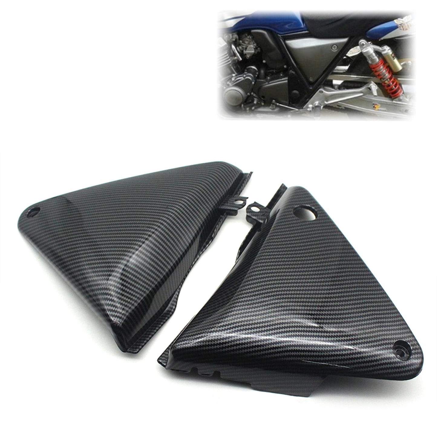 1Pair Side Panels Cover Fairing Cowling Plate Trim For Honda CB400 Superfour