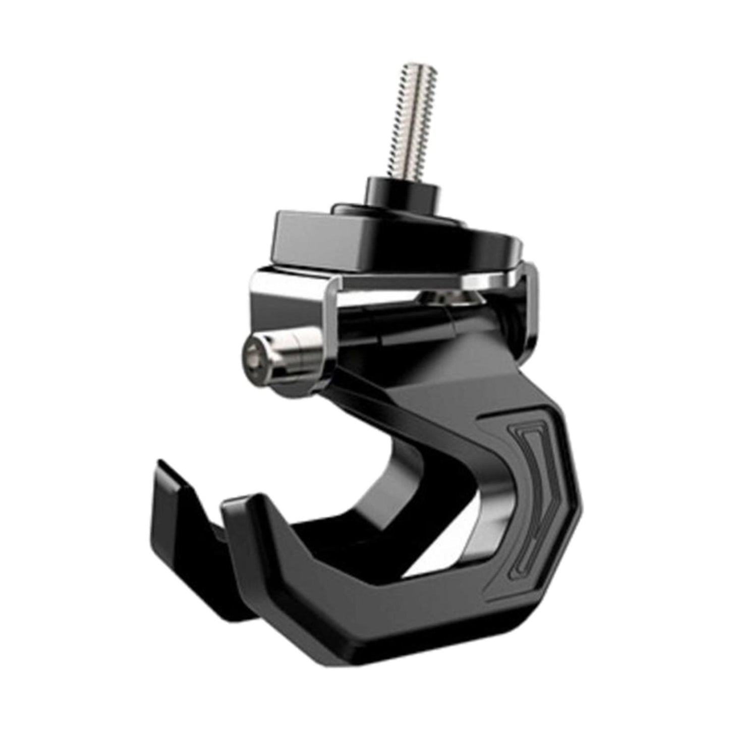 Motorcycle Scooter Luggage Helmet Holder Hook Bag Hanger With Screw Silver