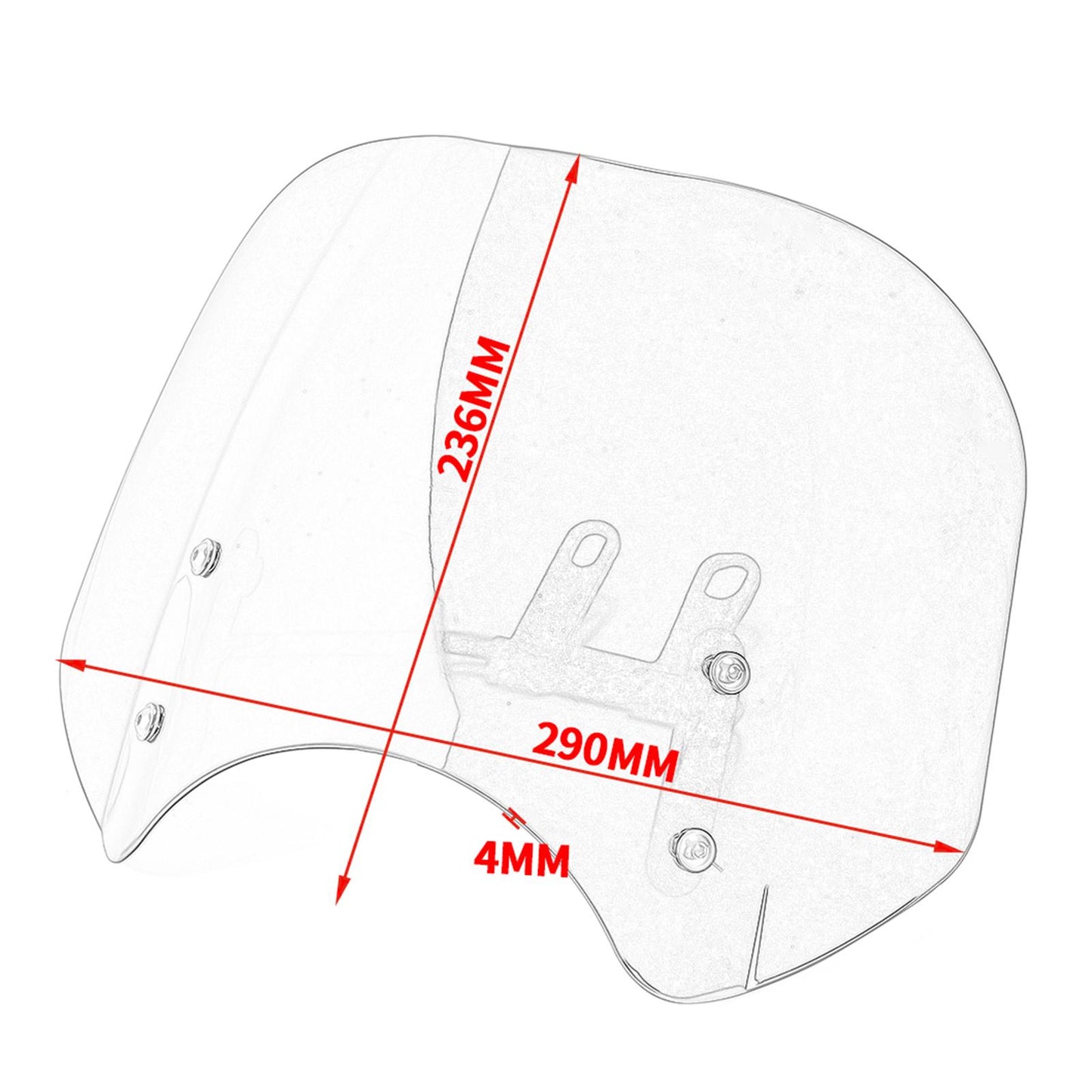 For Honda Rebel 300 CMX300 500 2020 Motorcycles Windshield Light Smoke