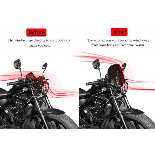 For Honda Rebel 300 CMX300 500 2020 Motorcycles Windshield Smoke