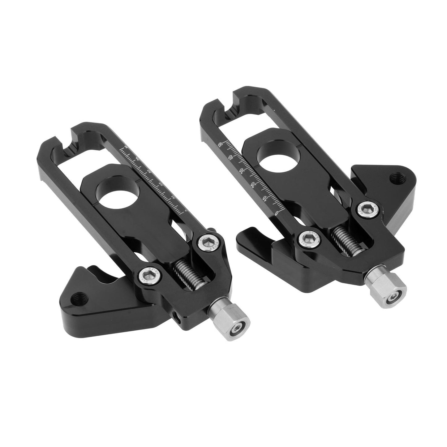 Rear Axle Spindle Chain Adjusters for Honda CB650F CBR650F Black