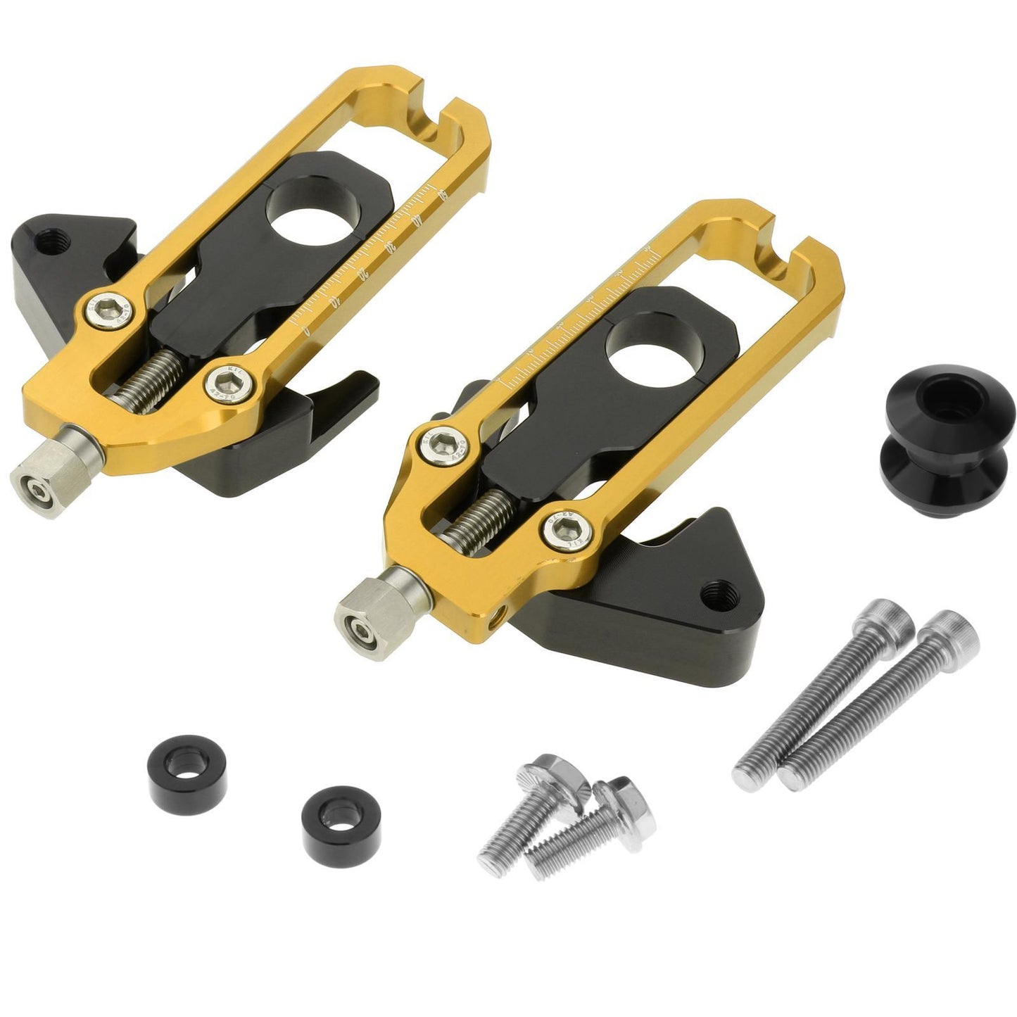Rear Axle Spindle Chain Adjusters for Honda CB650F CBR650F Golden