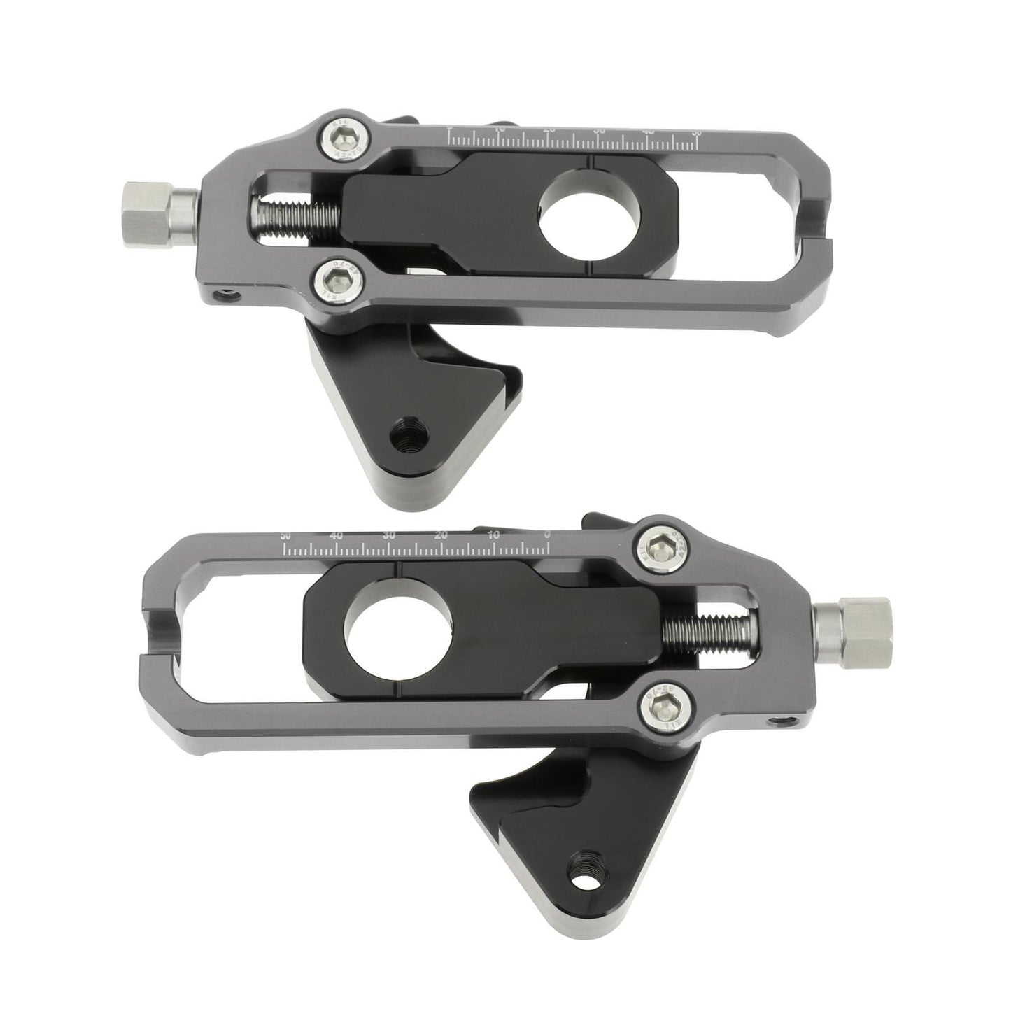 Rear Axle Spindle Chain Adjusters for Honda CB650F CBR650F Grey