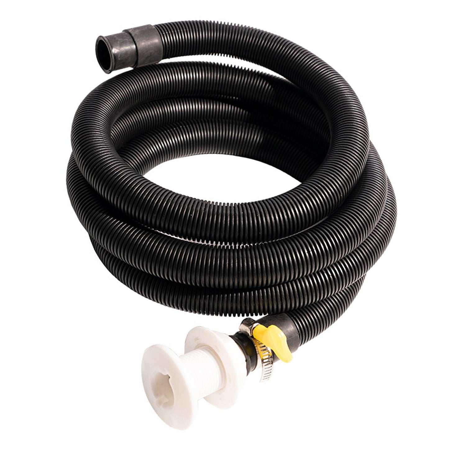 Bilge Pump Hose 3/4-Inch Dia Flexible with 2 Clamps and Thru-Hull Fitting