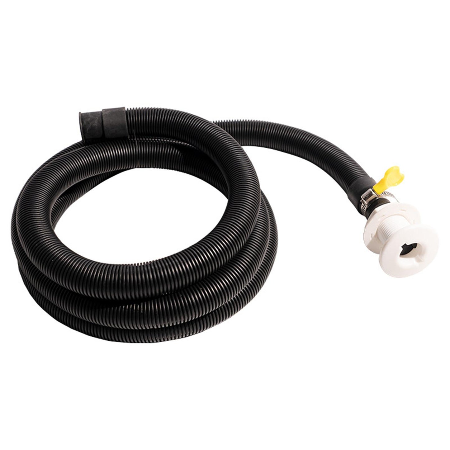 Bilge Pump Hose 3/4-Inch Dia Flexible with 2 Clamps and Thru-Hull Fitting