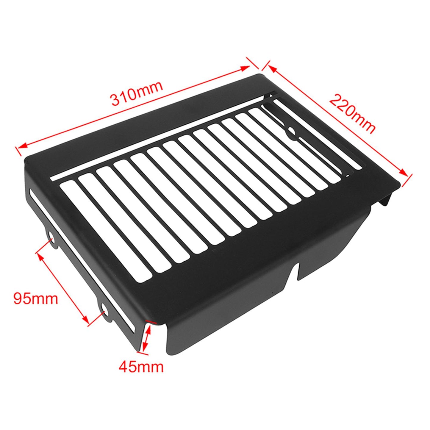Radiator Guard Protective Cover Grill Cooler For Honda REBEL CMX500 CMX300 Black