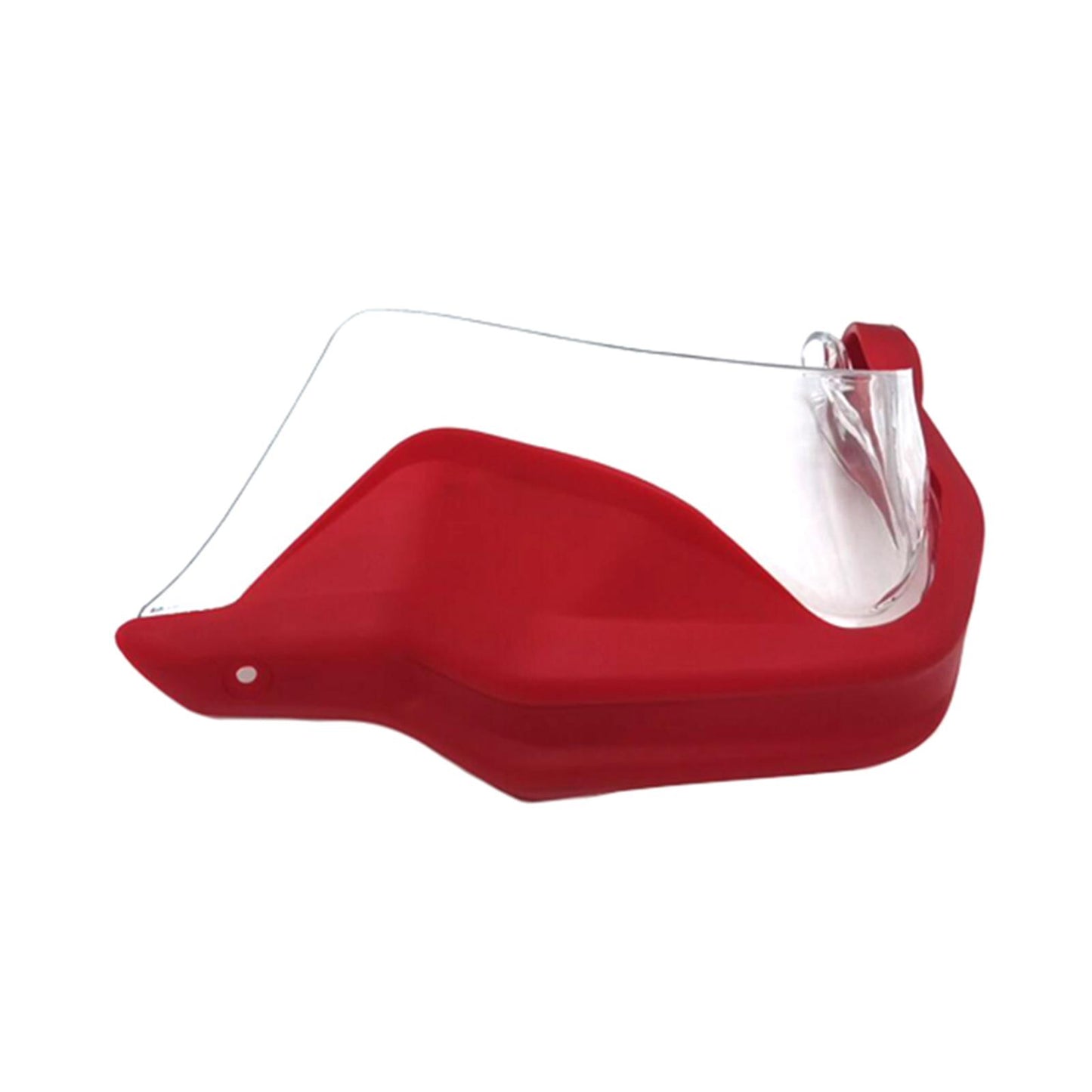Motorcycle Hand Guard Hand Shield Protector Red Transparent