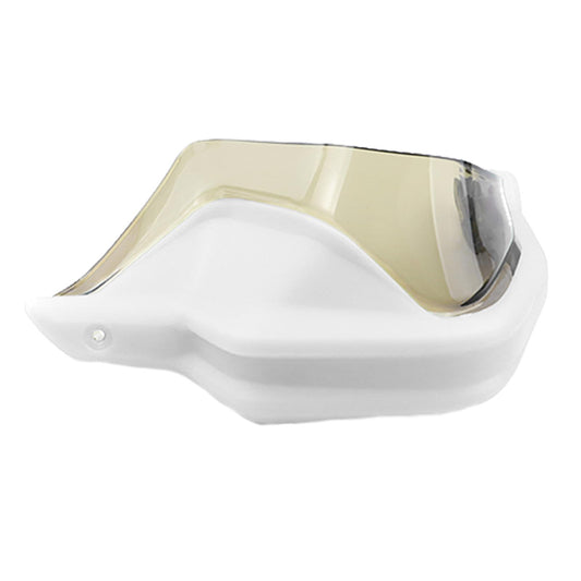 Motorcycle Hand Guard Hand Shield Protector White Brown