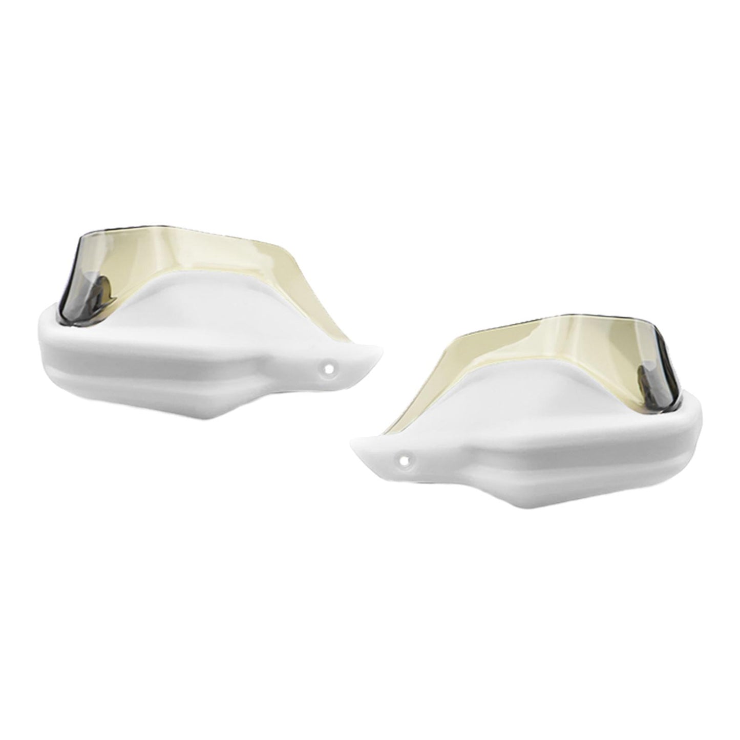 Motorcycle Hand Guard Hand Shield Protector White Brown