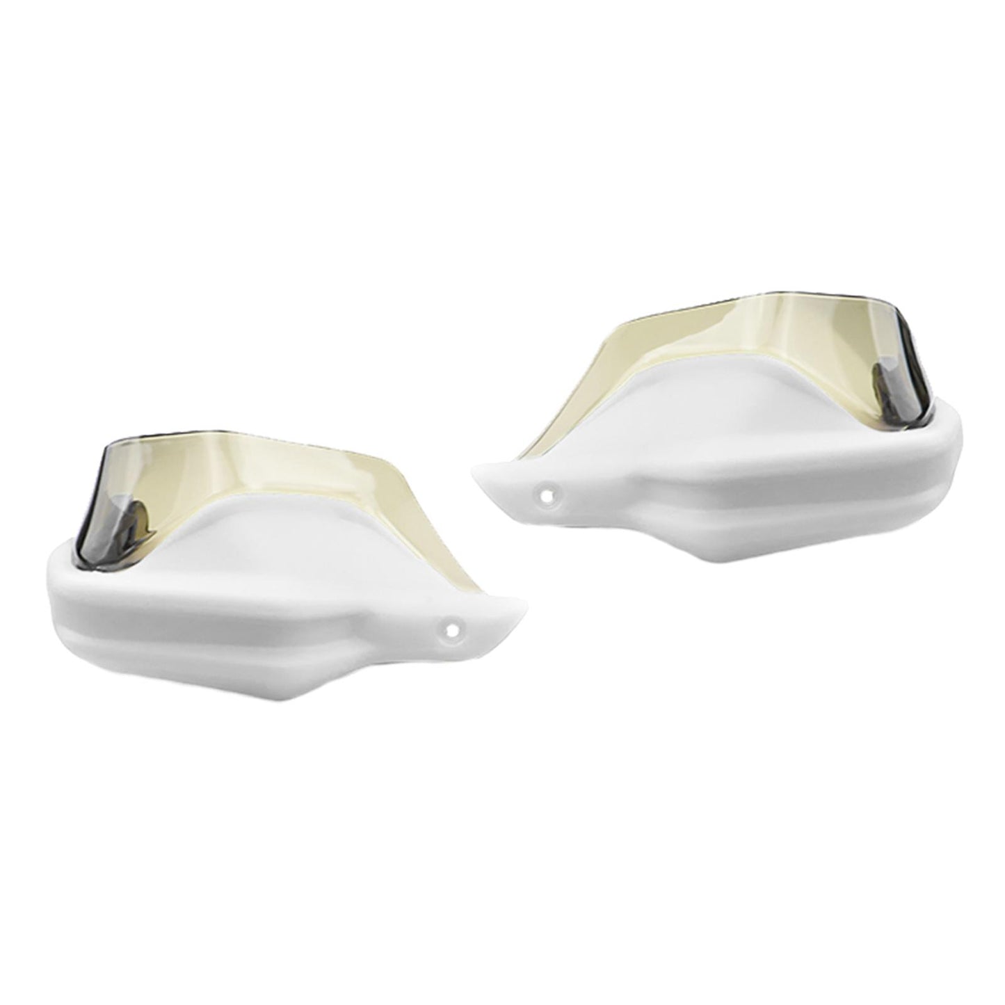 Motorcycle Hand Guard Hand Shield Protector White Brown