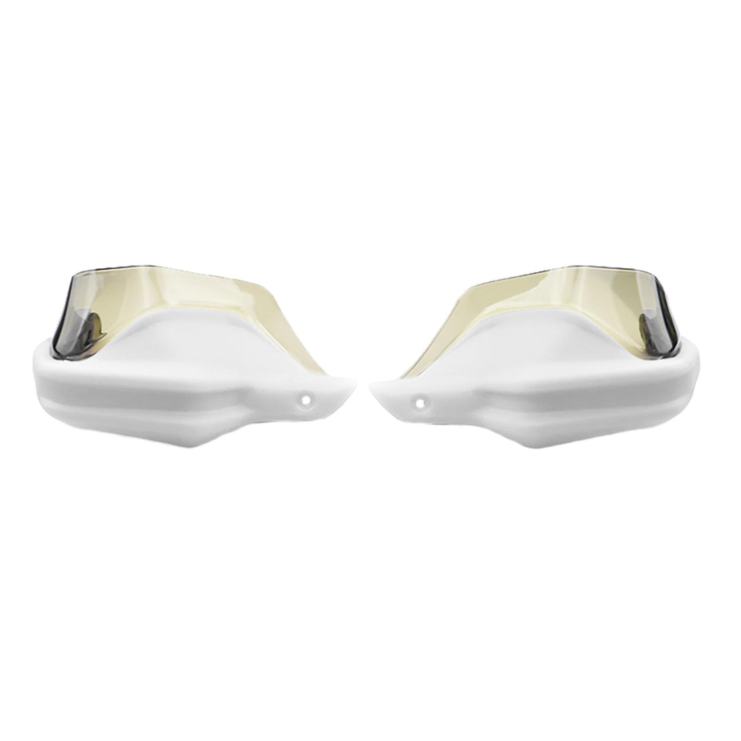 Motorcycle Hand Guard Hand Shield Protector White Brown