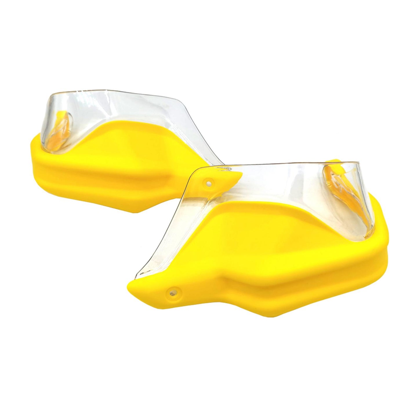 Motorcycle Hand Guard Hand Shield Protector Yellow Transparent