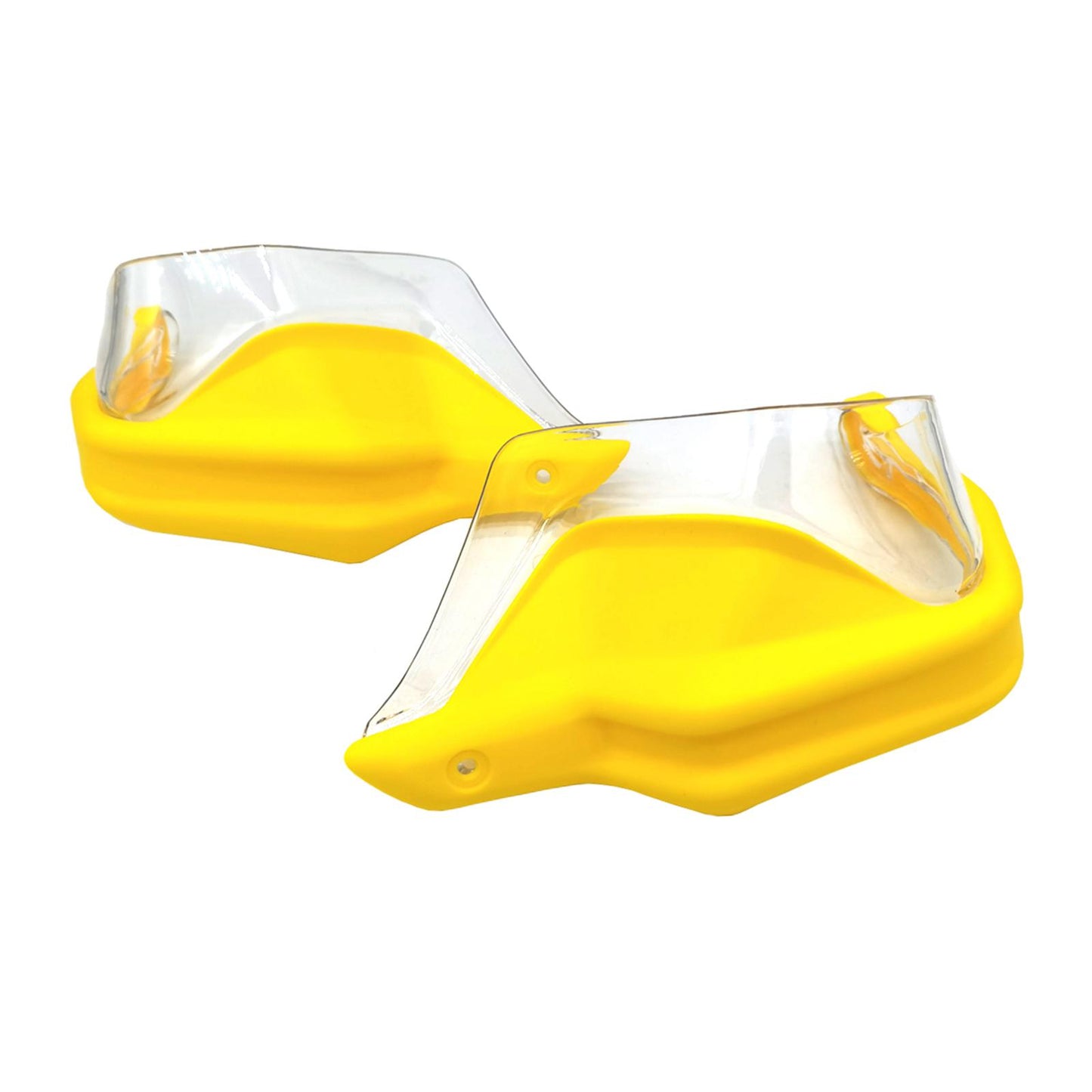 Motorcycle Hand Guard Hand Shield Protector Yellow Transparent