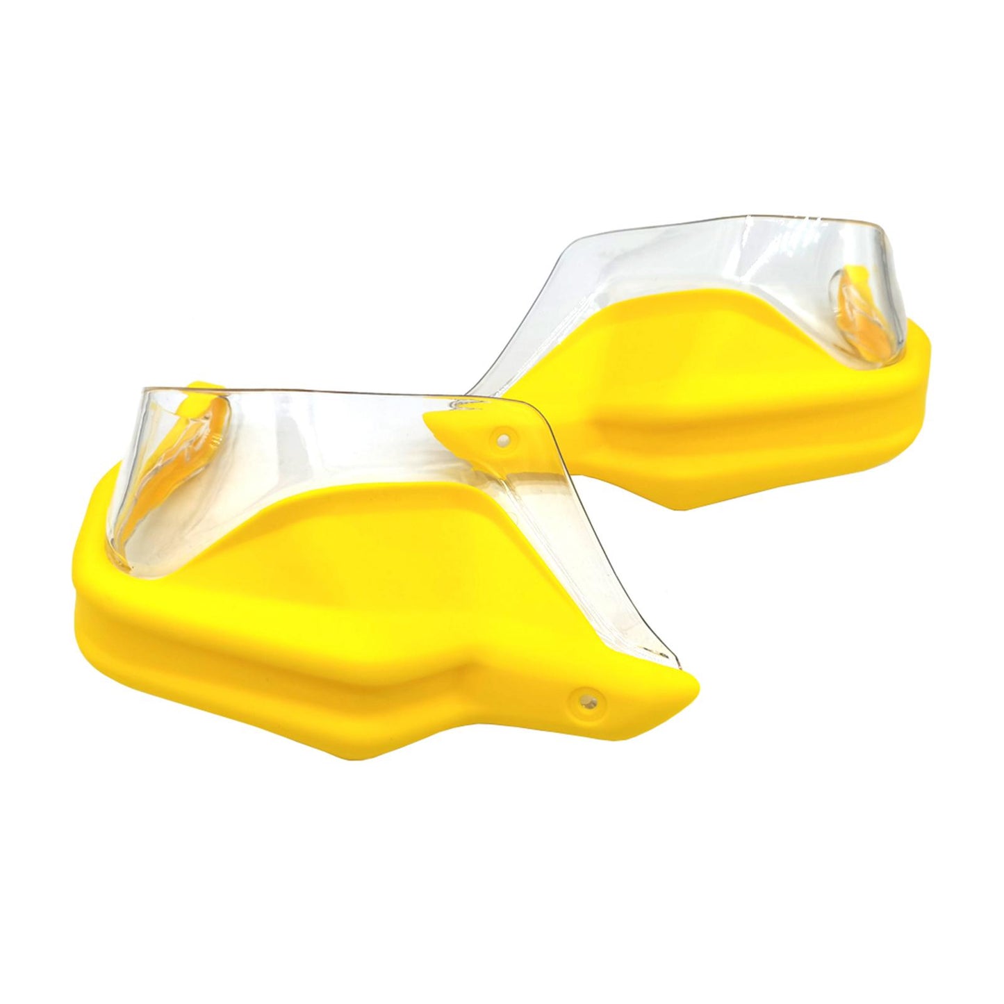 Motorcycle Hand Guard Hand Shield Protector Yellow Transparent