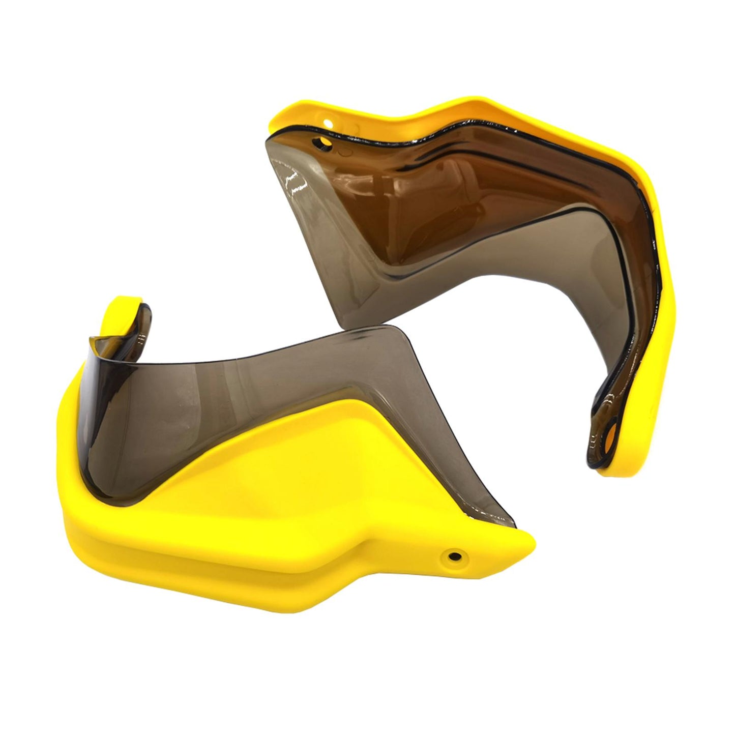 Motorcycle Hand Guard Hand Shield Protector Yellow Brown