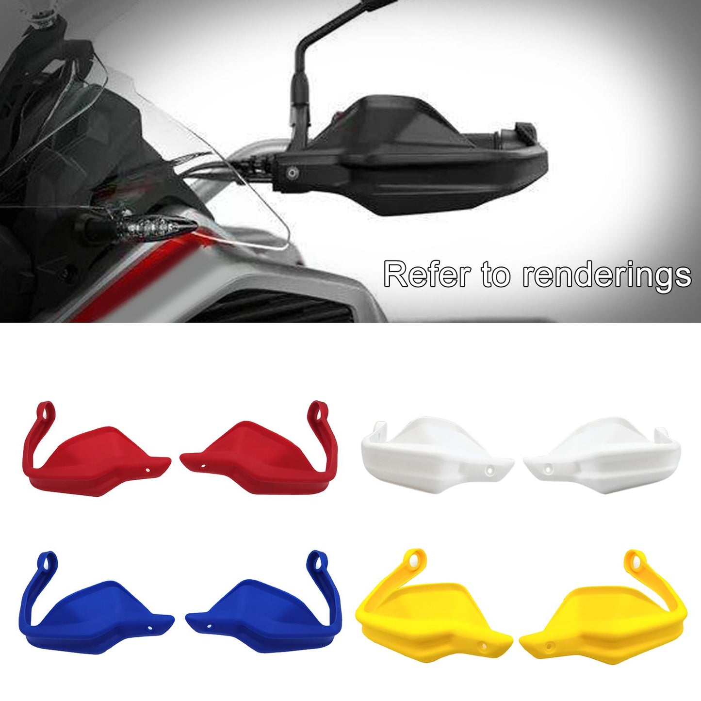 Motorbike Handguard Replacement for BMW R1200GS LC ADV S1000XR F800GS ADV Red