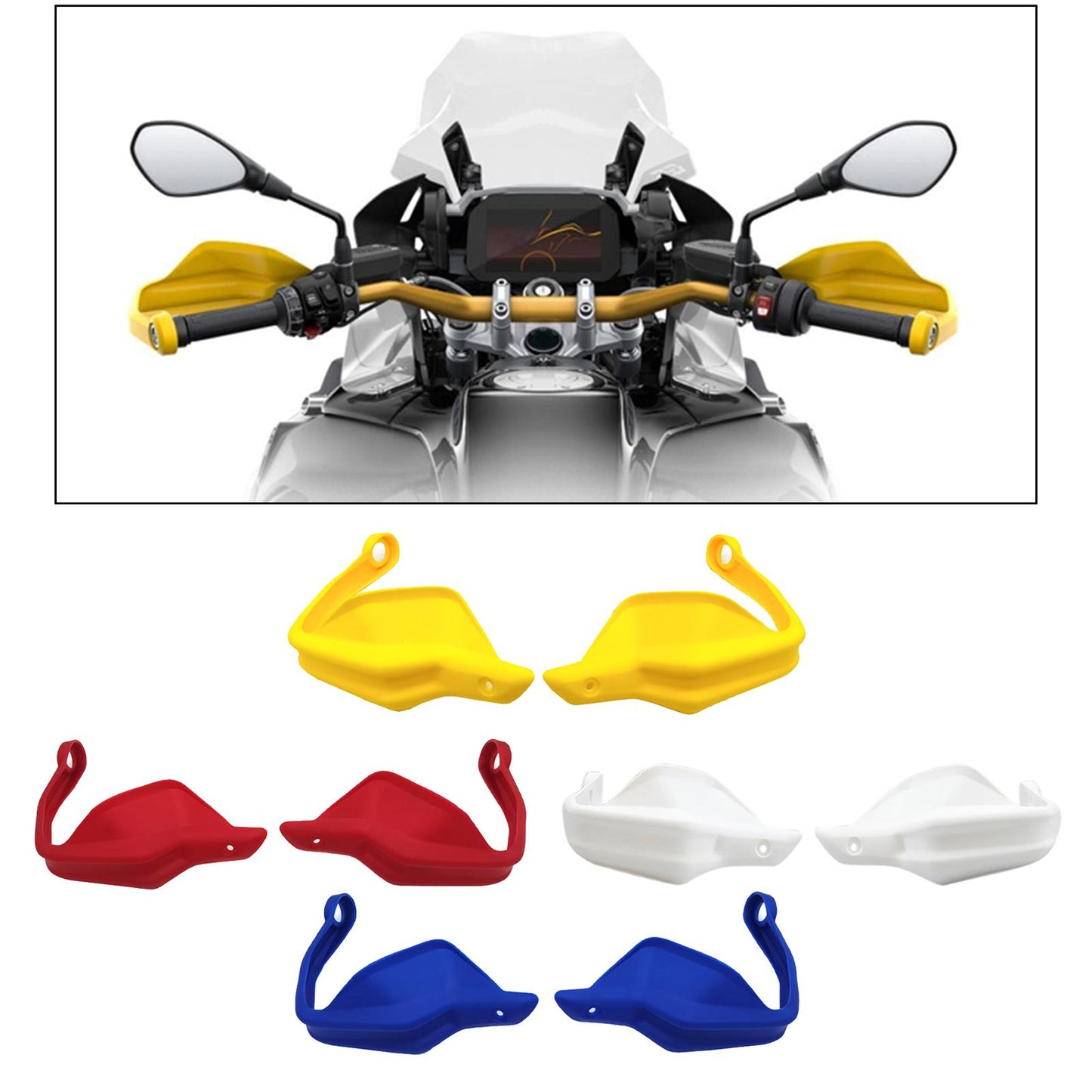 Motorbike Handguard Replacement for BMW R1200GS LC ADV S1000XR F800GS ADV Red