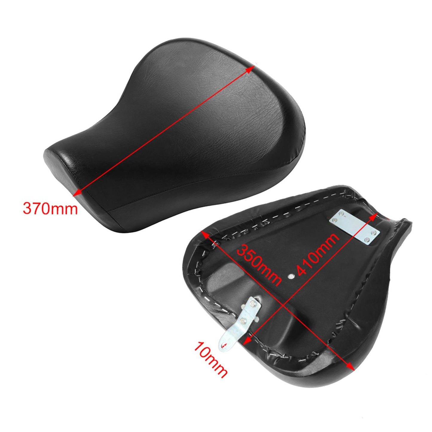 Black Rider Driver Solo Seat for Harley Sportster XL1200C XL883C XL1200S Acc