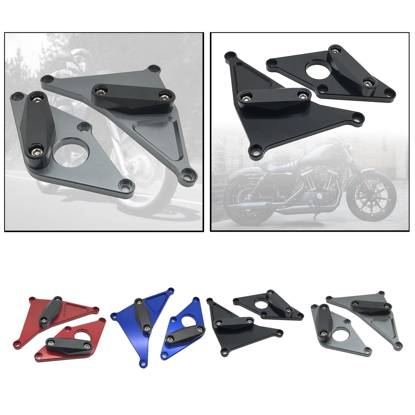 CNC Engine Case Clutch Guard Protector For SUZUKI SV650 2016-2018 Black