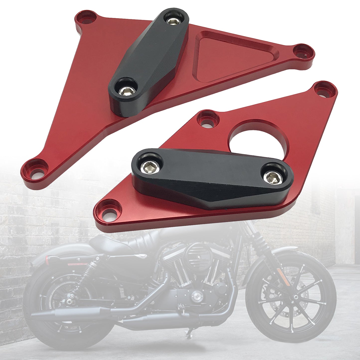 CNC Engine Case Clutch Guard Protector For SUZUKI SV650 2016-2018 Red