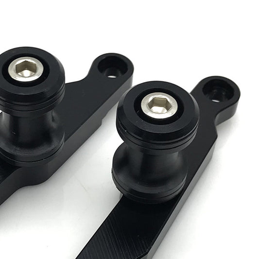 CNC Aluminum Motorcycle Swingarm Sliders Spools for YAMAHA YZF-R6 Black