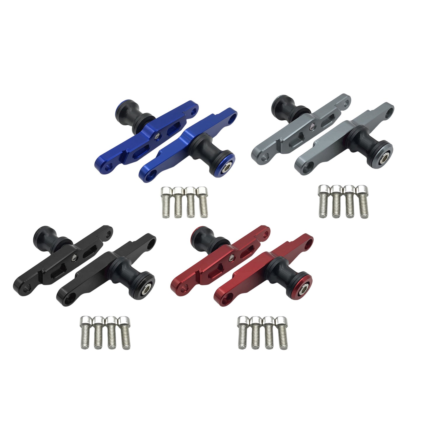 CNC Aluminum Motorcycle Swingarm Sliders Spools for YAMAHA YZF-R6 Black