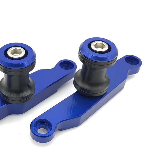 CNC Aluminum Motorcycle Swingarm Sliders Spools for YAMAHA YZF-R6 Blue