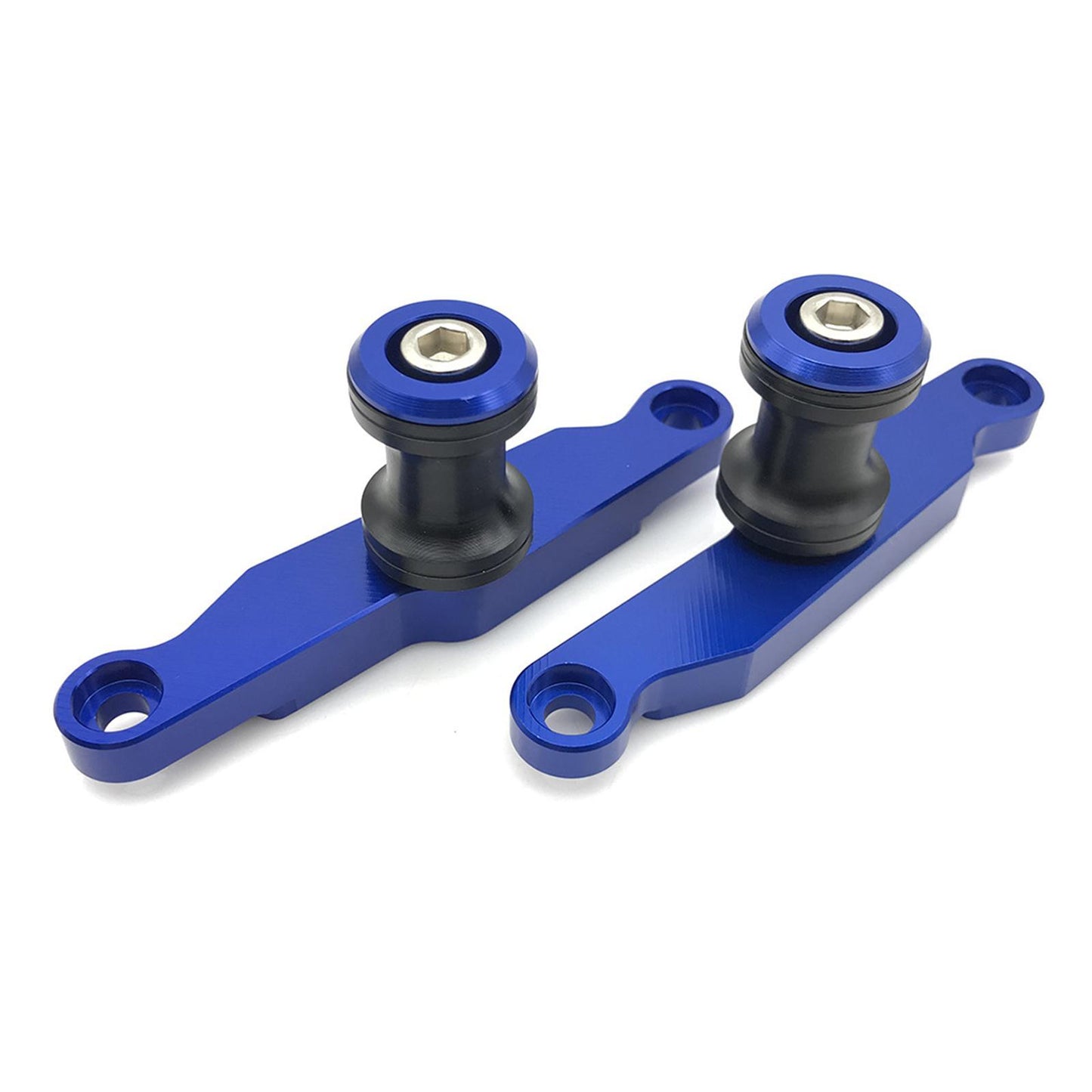 CNC Aluminum Motorcycle Swingarm Sliders Spools for YAMAHA YZF-R6 Blue